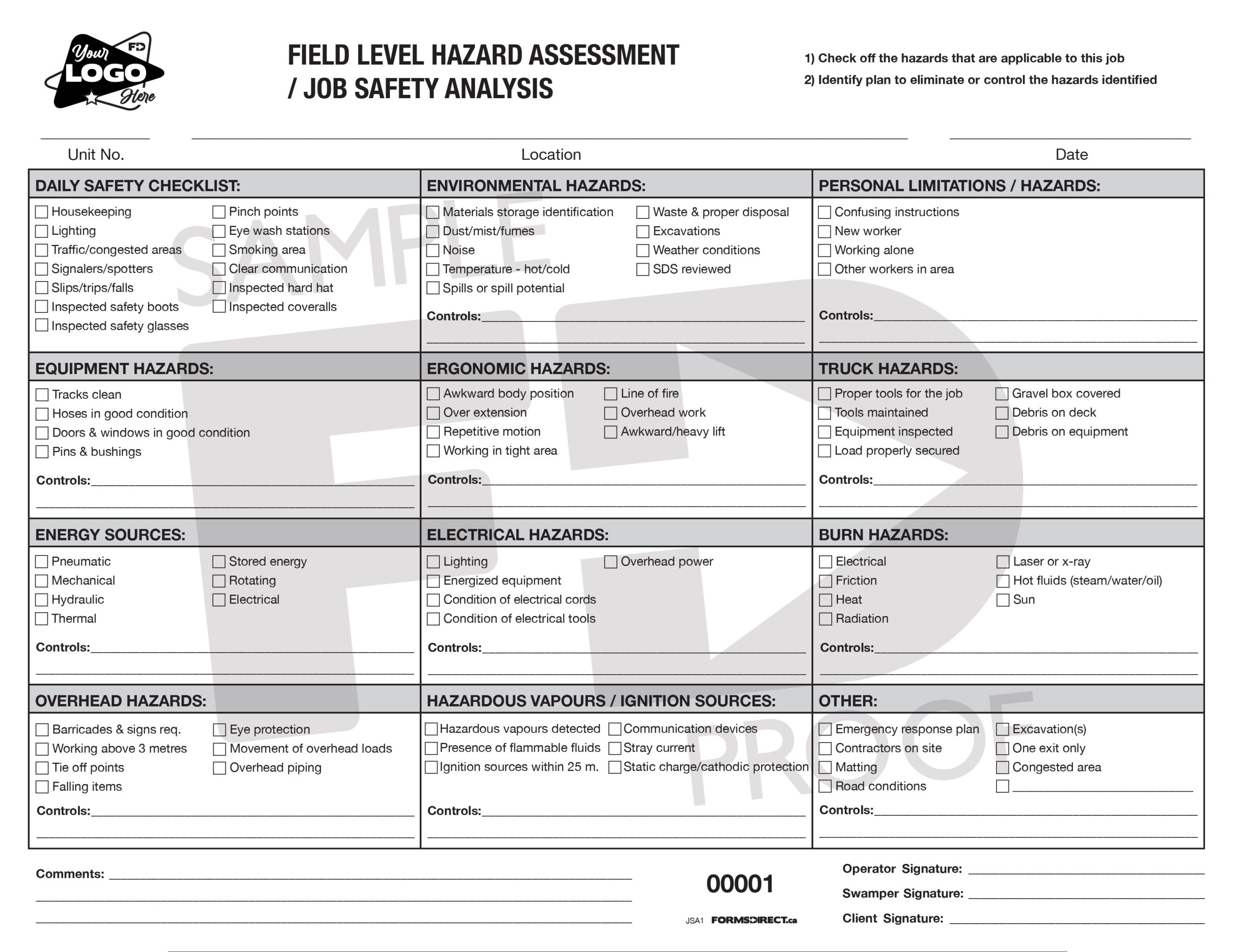 Job Safety Analysis | JSA1