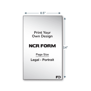Print Your Own Design NCR Form 8.5 x 14