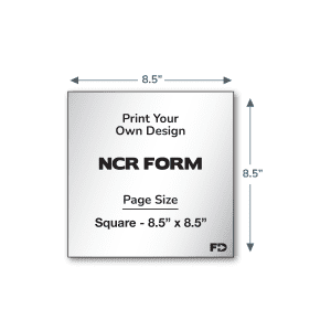 Print Your Own Design NCR Form 8.5 x 8.5