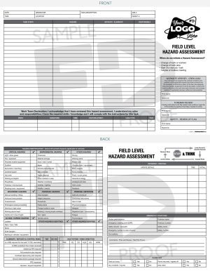 field level hazard assessment product image 2 side flha