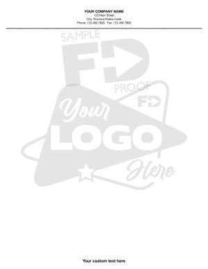 custom notepad watermark logo letter size 8.5 x 11