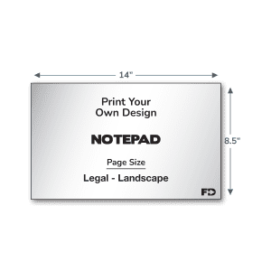 Print Your Own Design Notepad 14 x 11