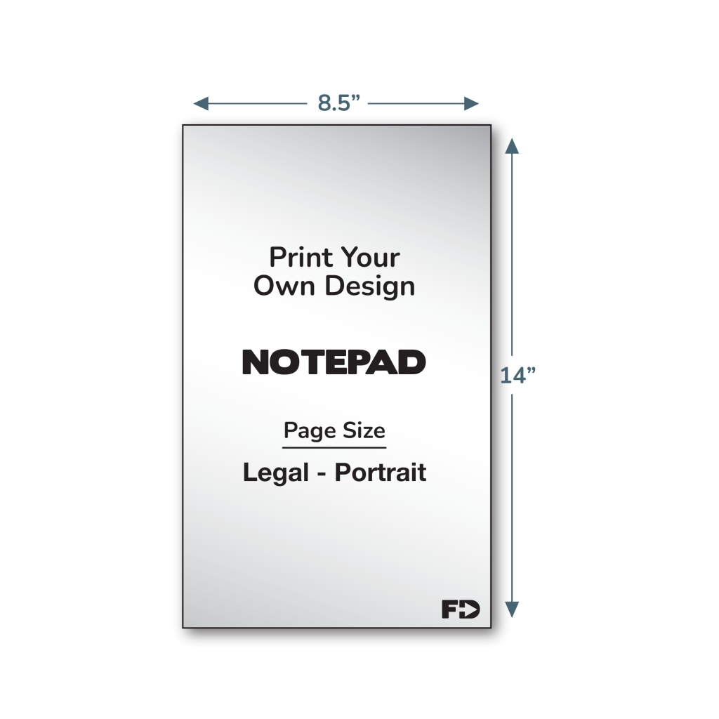 Legal - Portrait | Note Pad | Forms Direct