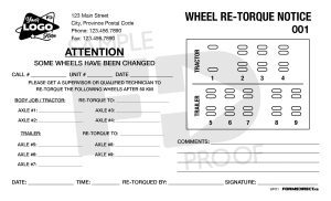 wheel retorque notice custom form
