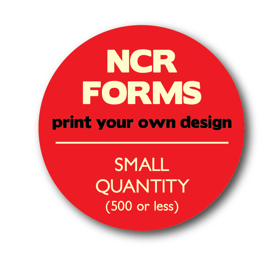 Print Your Own NCR Design Button Small Quantity