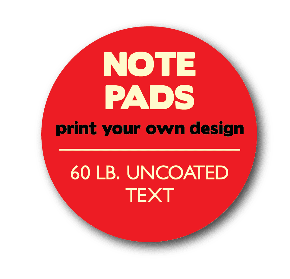 Print Your Own Notepad Design Button
